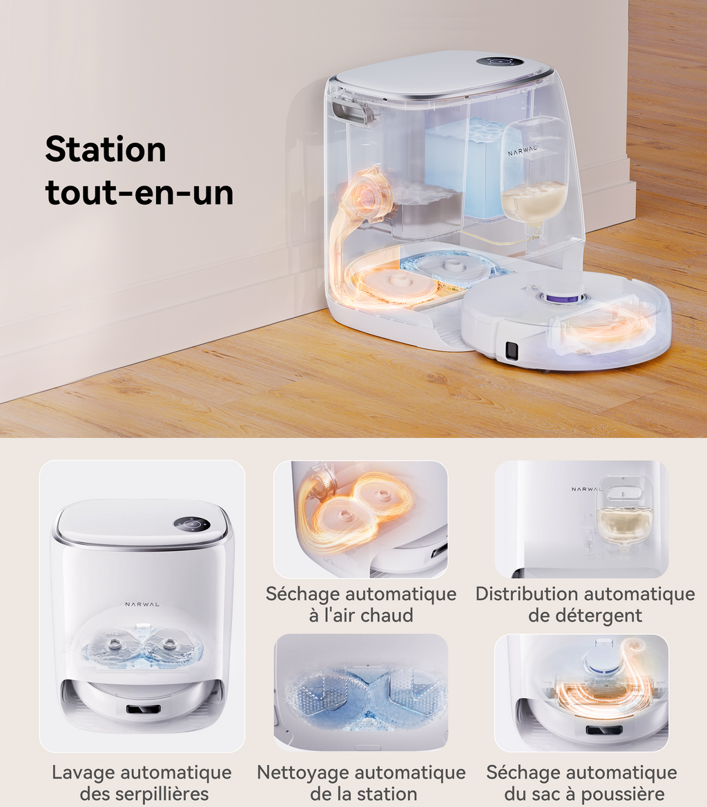 Narwal Freo X Ultra Aspirateur robot laveur