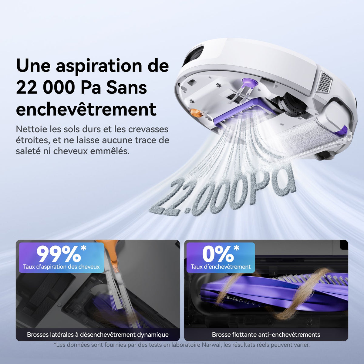 Narwal Flow Aspirateur Robot Laveur – Packs combinés avec accessoires