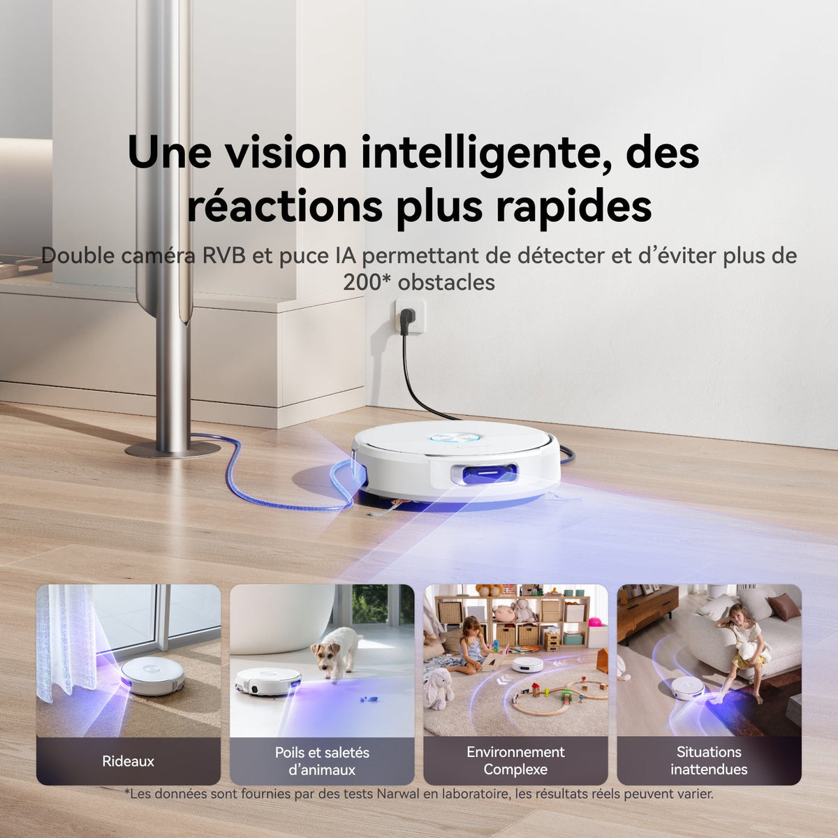 Narwal Flow Aspirateur Robot Laveur – Packs combinés avec accessoires