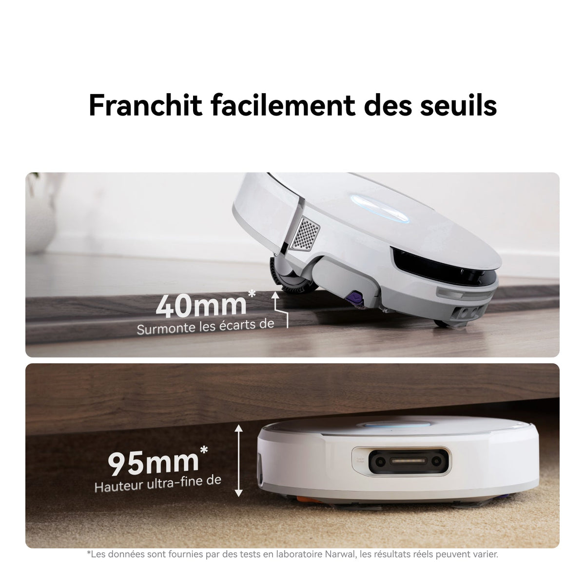 Narwal Flow Aspirateur Robot Laveur – Packs combinés avec accessoires