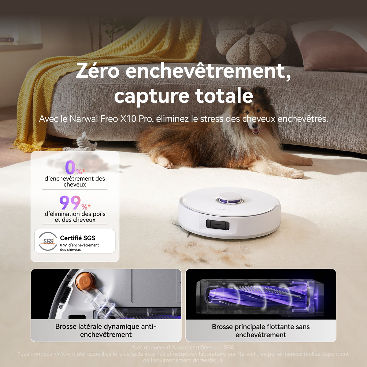 Narwal Freo X10 Pro – Packs combinés avec accessoires