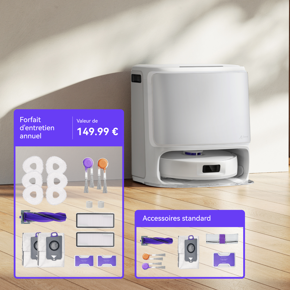 Narwal Freo Z10 – Pack combiné avec accessoires