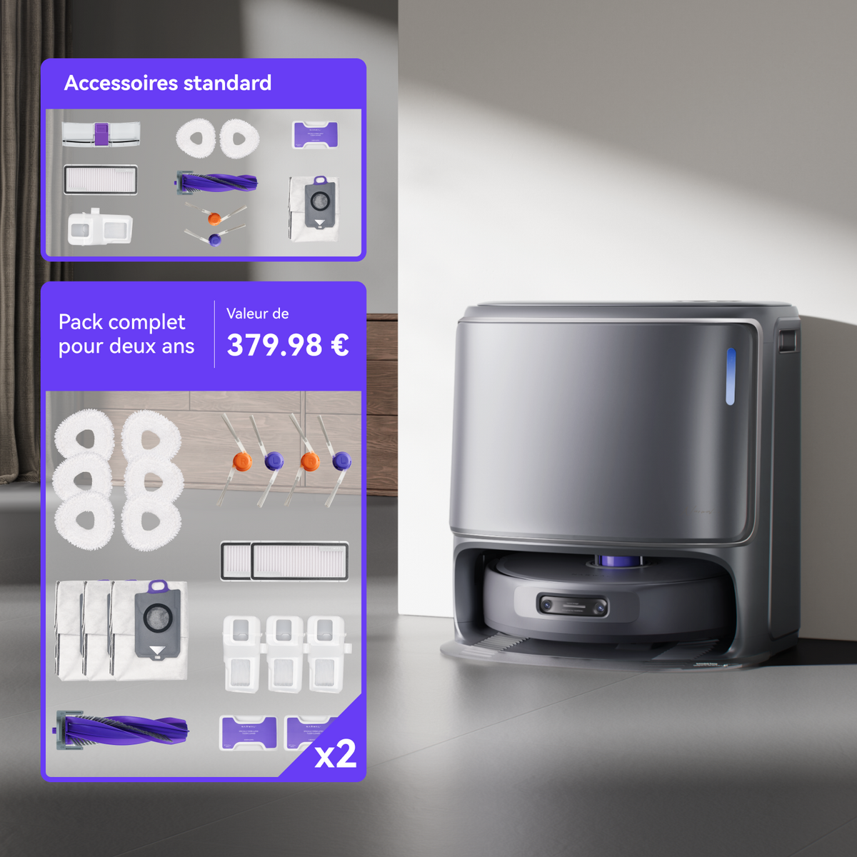 Narwal Freo Z10 Ultra Aspirateur Robot Laveur