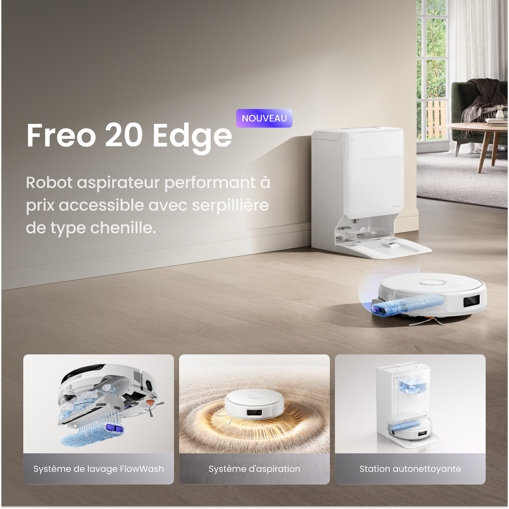 NARWAL Freo 20 Edge robot aspirateur laveur