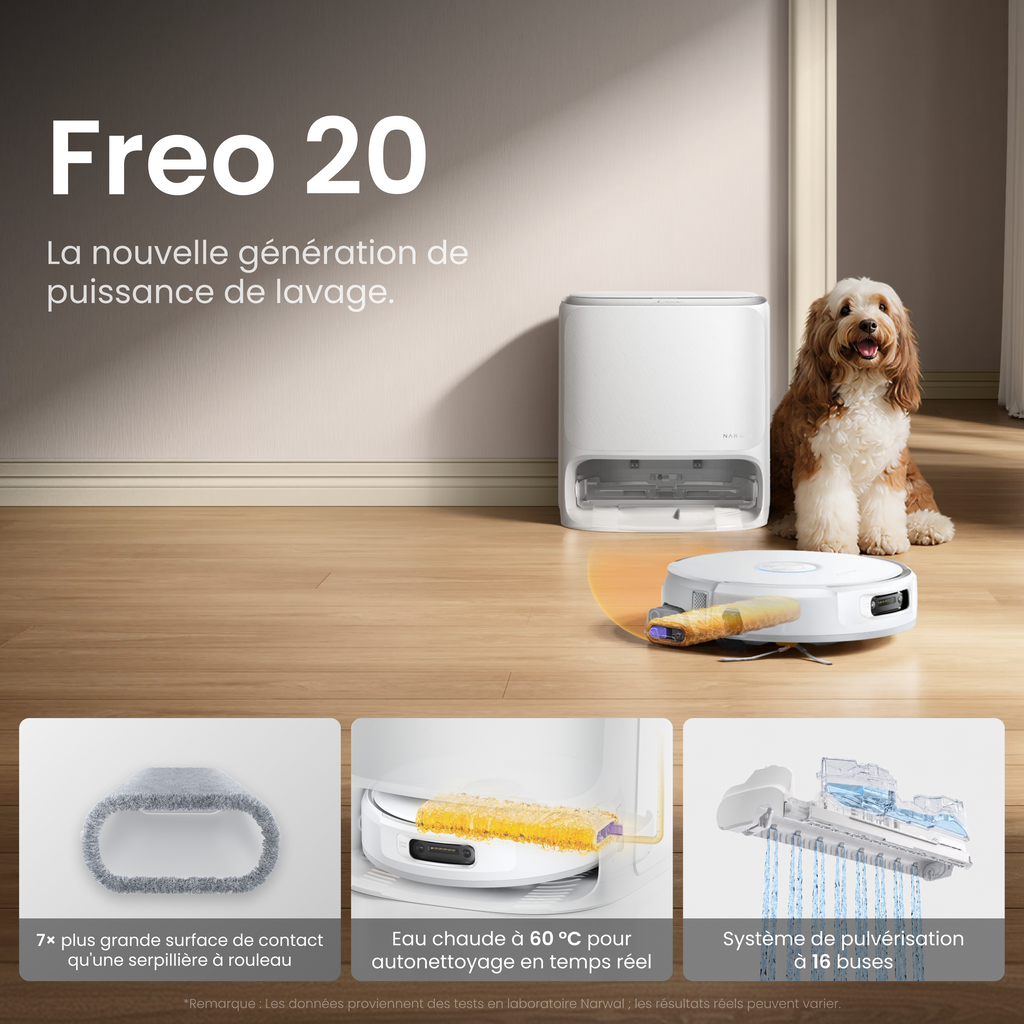NARWAL Freo 20 robot aspirateur laveur