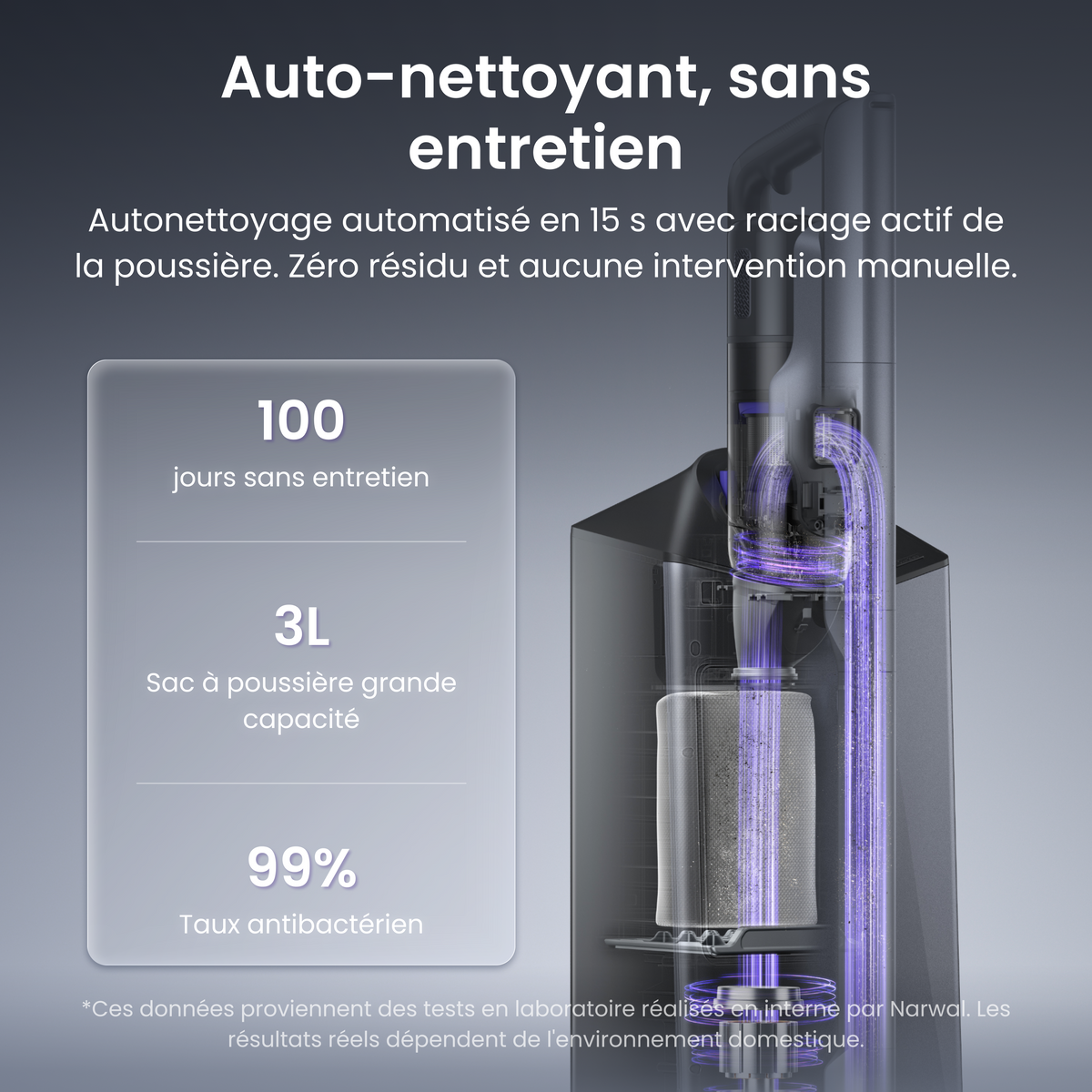 NARWAL V50 Cube aspirateur sans fil