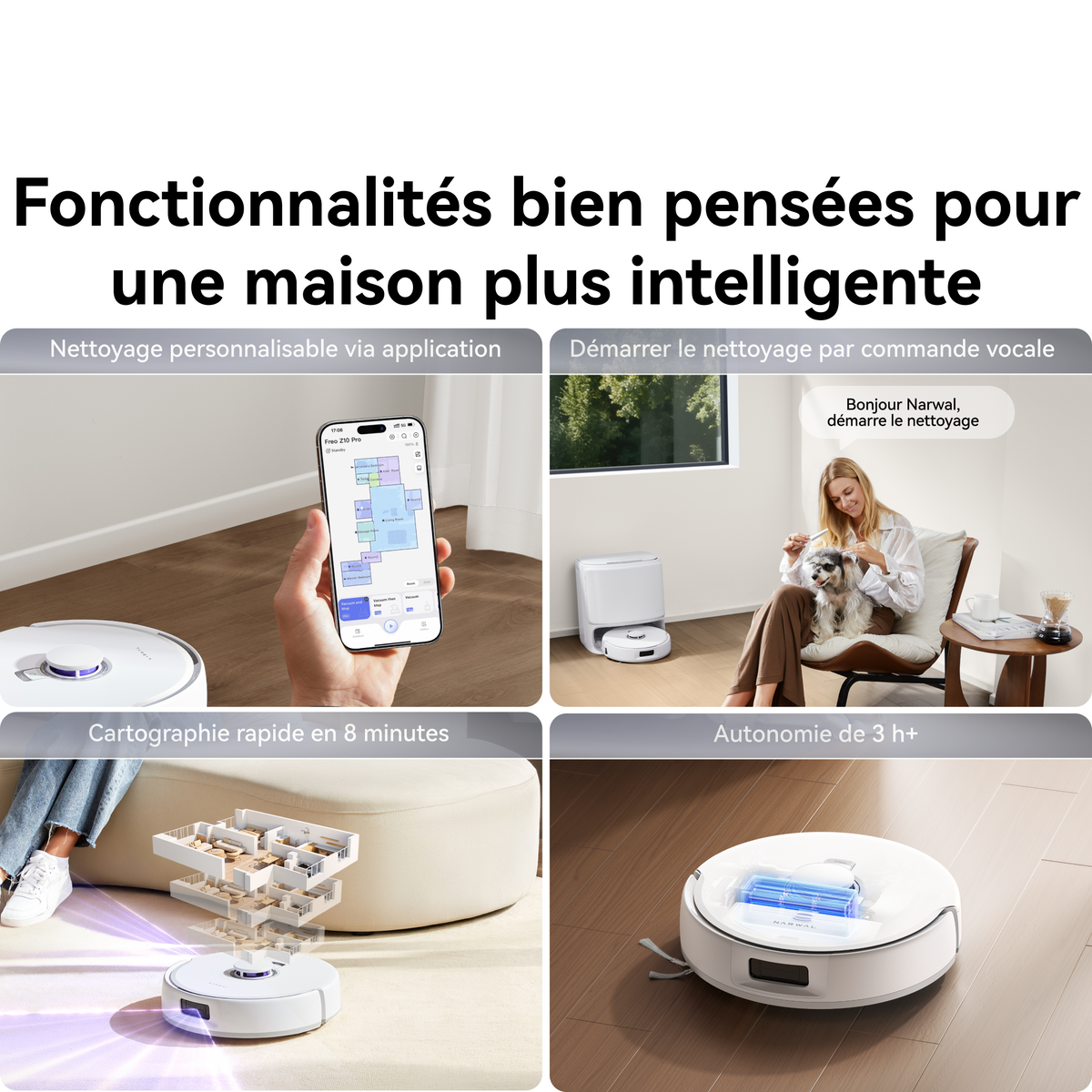 Narwal Freo Z10 Pro Aspirateur robot laveur
